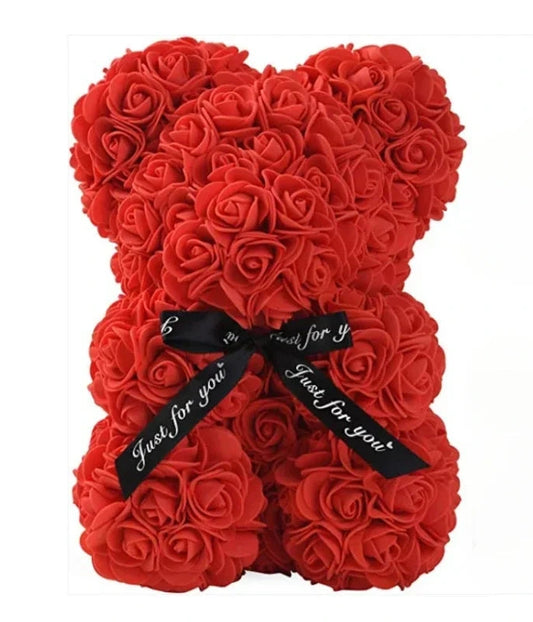 Teddy Rose Flower Bear + Gift Box🎁