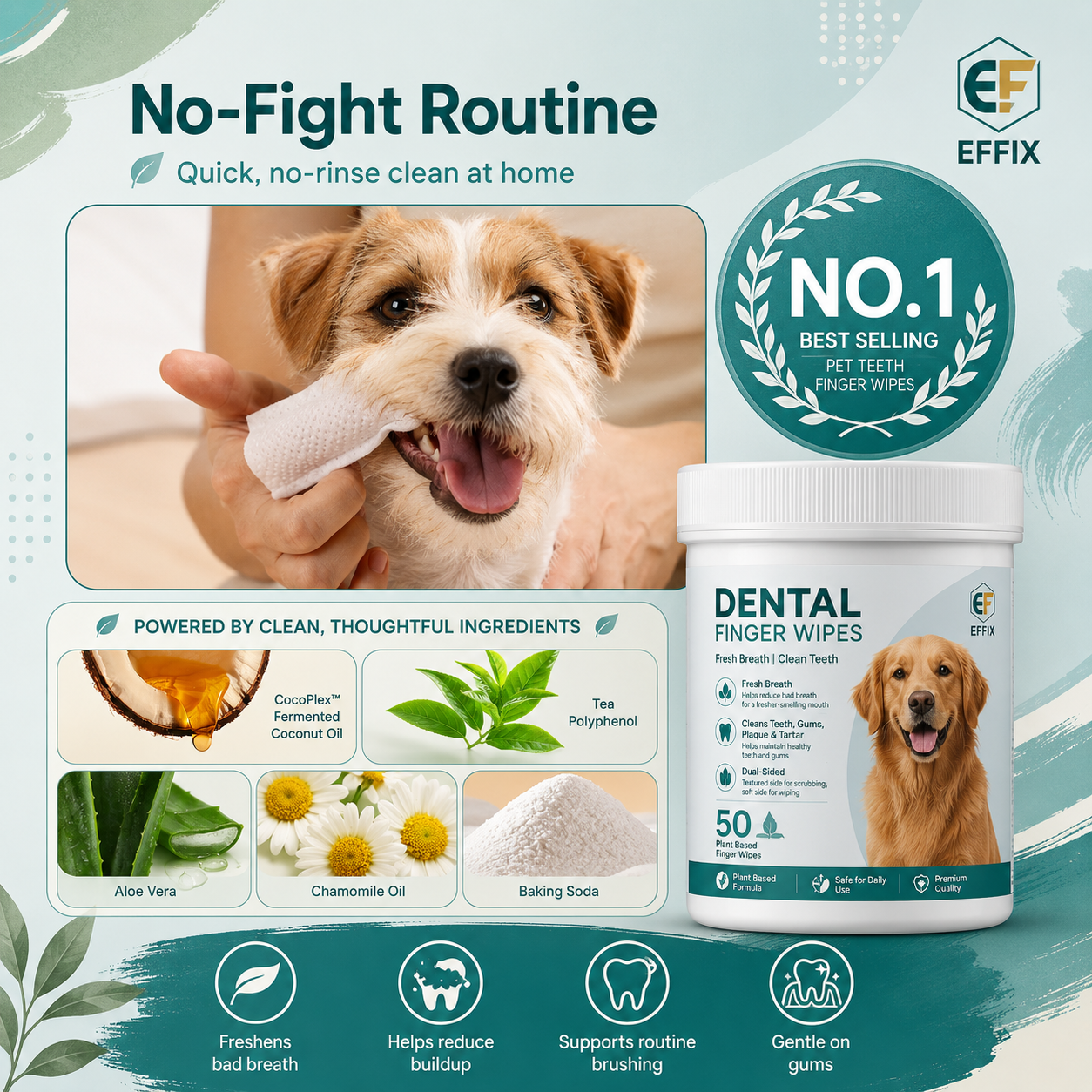 Effix™ Dental Finger Wipes