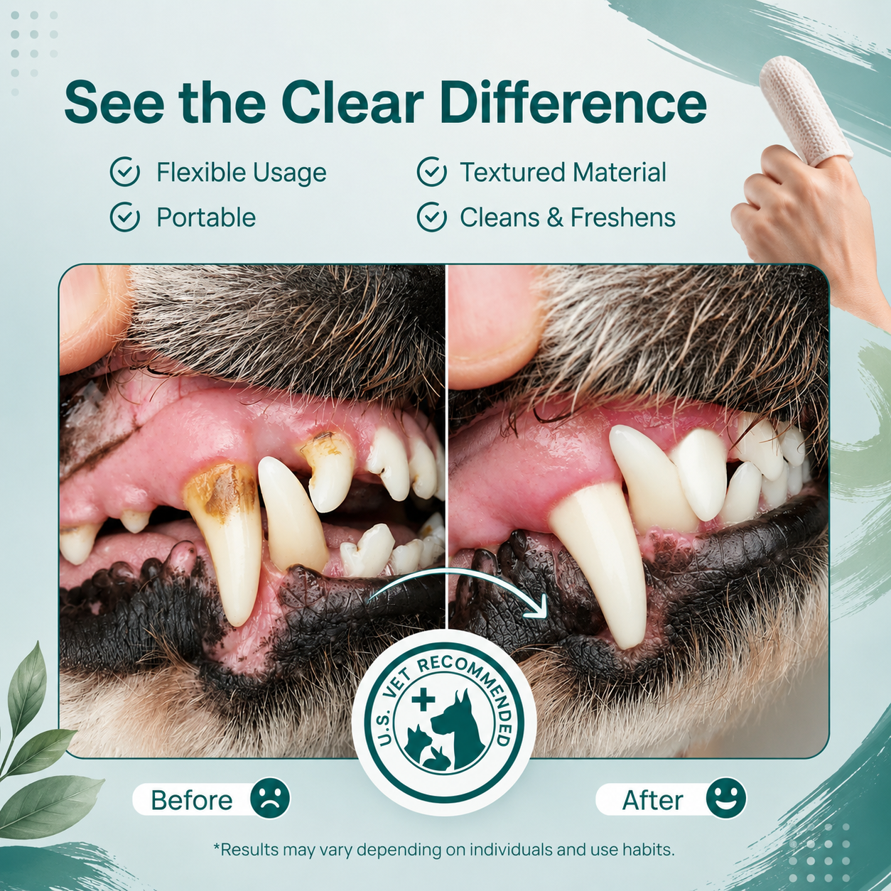 Effix™ Dental Finger Wipes